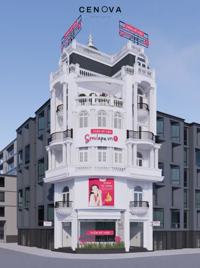 Phối cảnh 3D Mặt tiền — mẫu 2