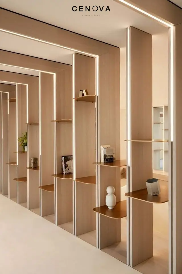 Phối cảnh 3D Kệ trưng bày — mẫu 73