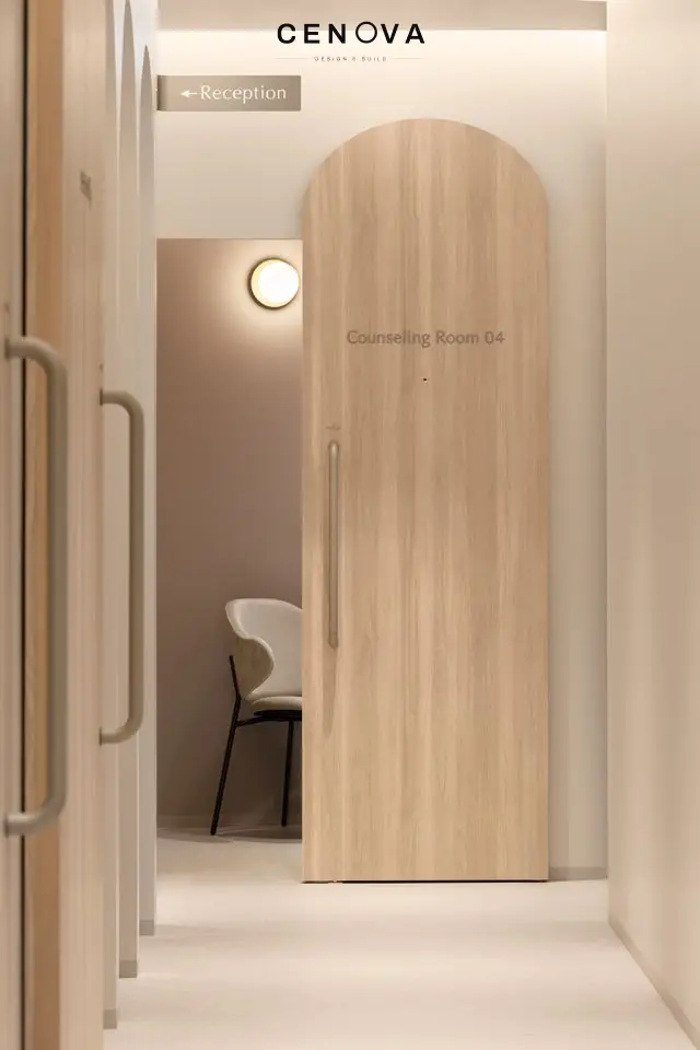 Phối cảnh 3D Hành lang cửa phòng — mẫu 93