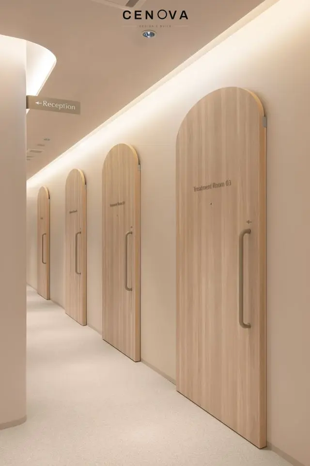 Phối cảnh 3D Hành lang cửa phòng — mẫu 95